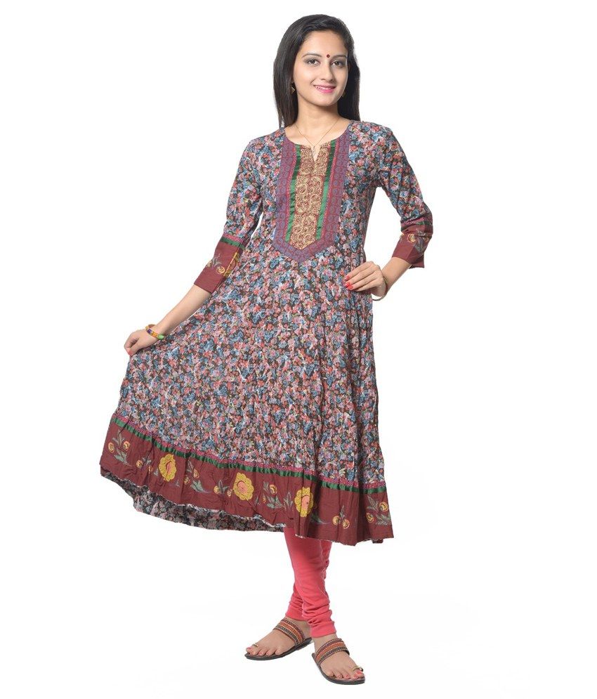 cotton anarkali kurtas buy cotton anarkali kurtas online in india