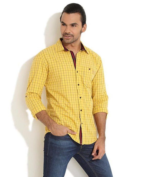 canary yellow show shirt