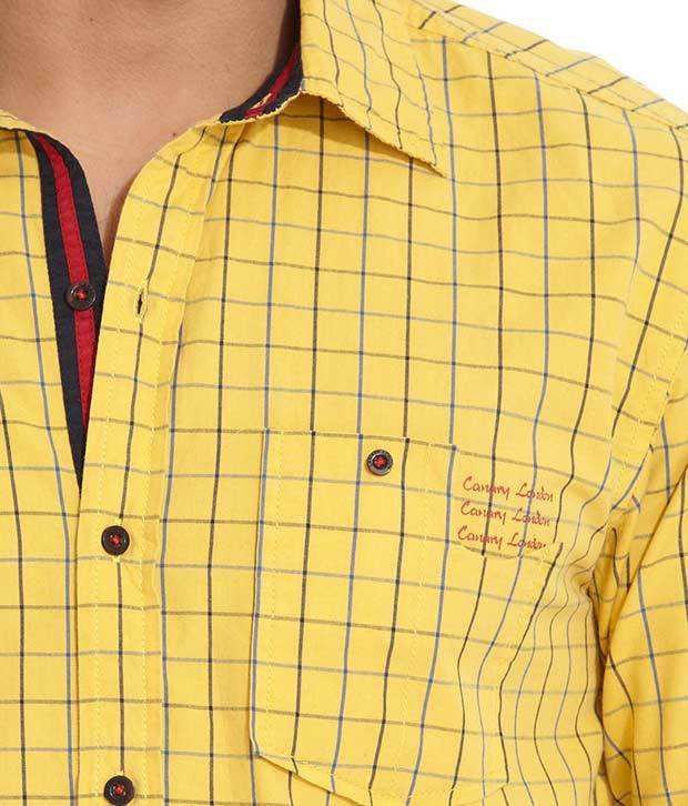 canary yellow show shirt