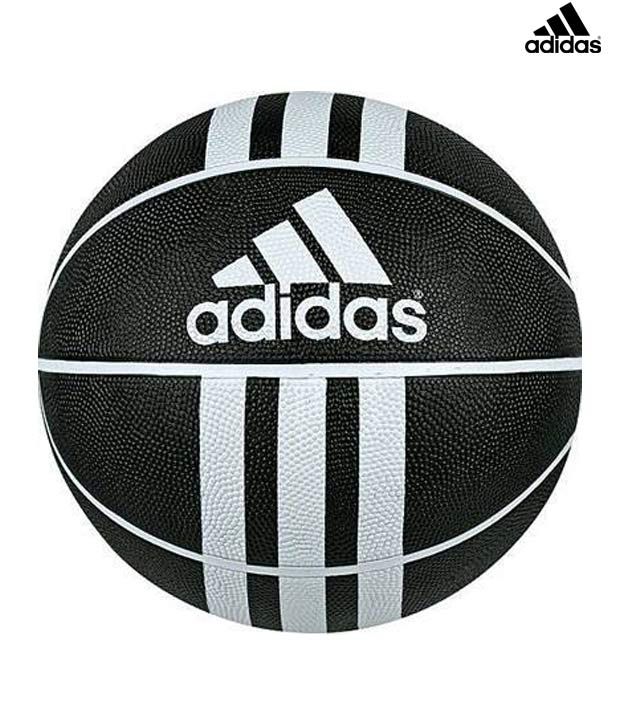 Adidas Black Three Stripes Basketball 