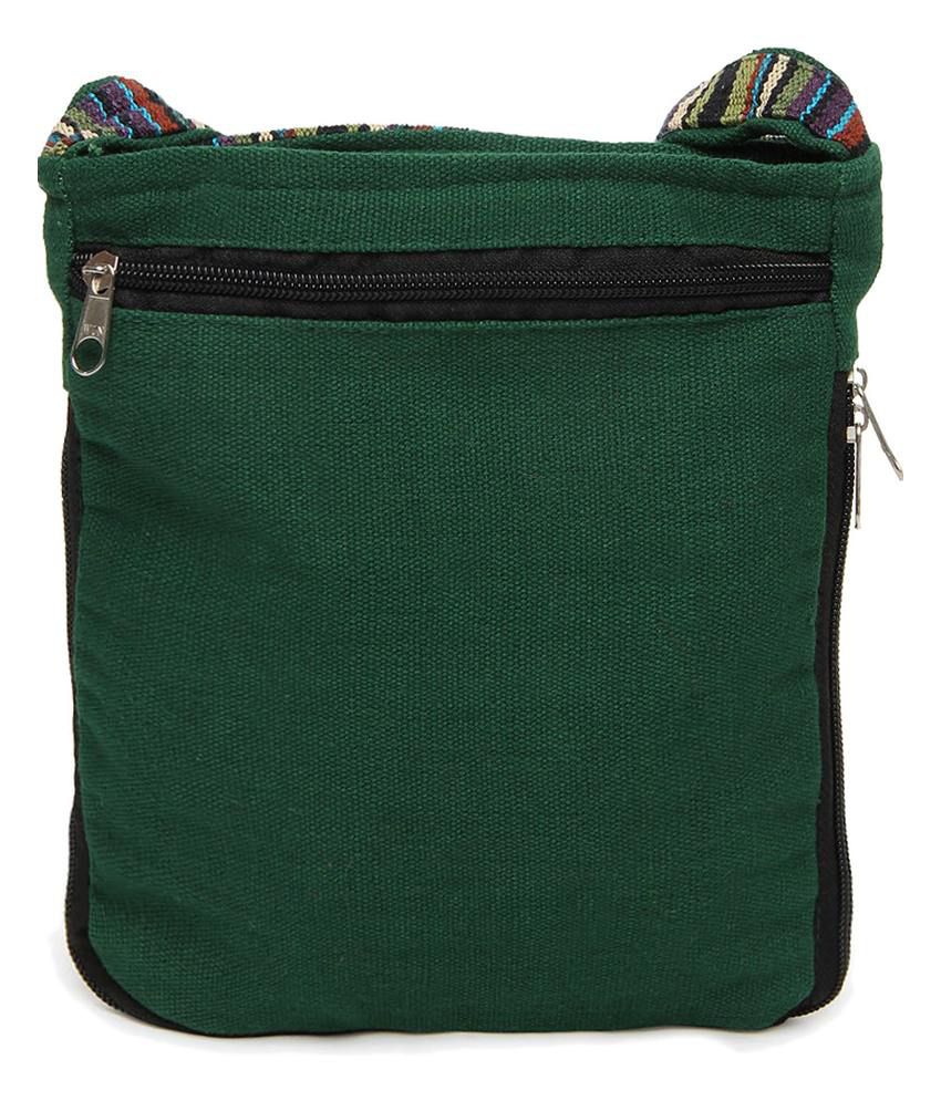 Buy Kraftrush Green Sling Bag at Best Prices in India - Snapdeal