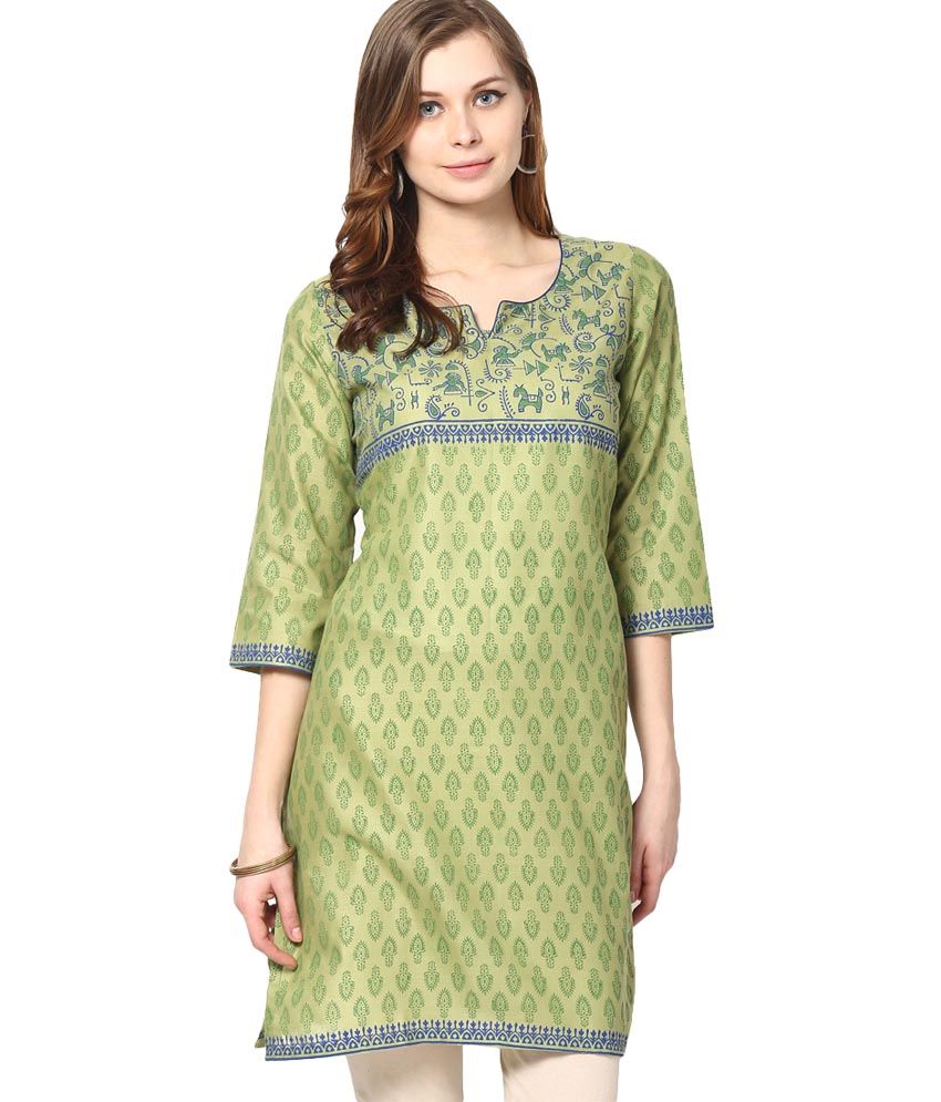 RIYA MEHNDI GREEN BP KURTI - Buy RIYA MEHNDI GREEN BP KURTI Online at ...