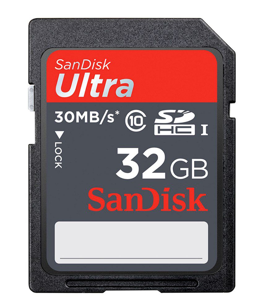SanDisk Ultra SDHC Card, 32GB, CLASS 10