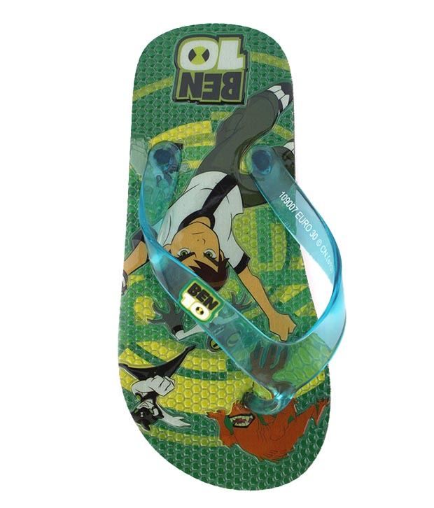 Ben 10 Blue Slippers & Flip Flops For Kids Price in India- Buy Ben 10 ...