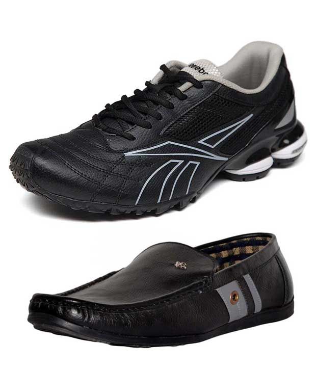 Reebok Black Sports Shoes Combo for Men 