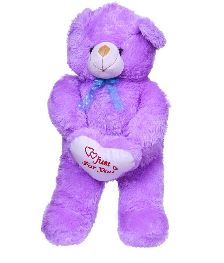 purple teddy bear cartoon