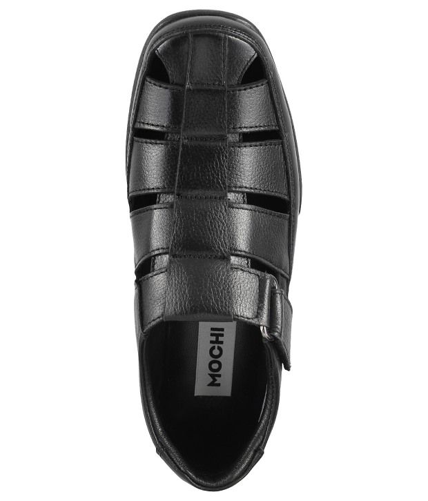 mochi black sandals
