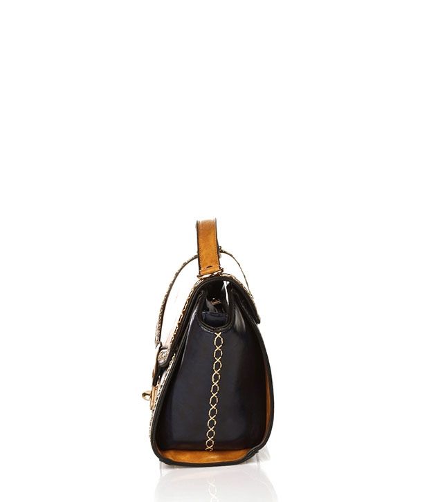 Ella Bags Cross Stitch Sling Bag Blue Buy Ella Bags Cross Stitch