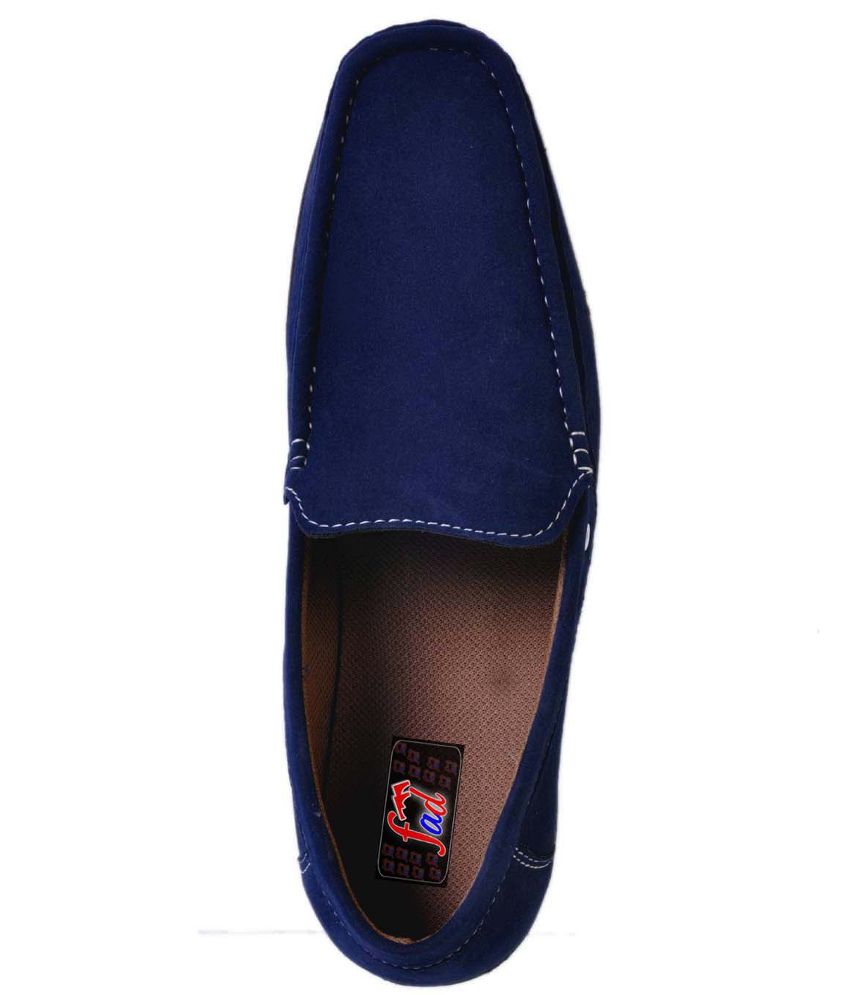 Fad Blue Loafers - Buy Fad Blue Loafers Online at Best Prices in India ...