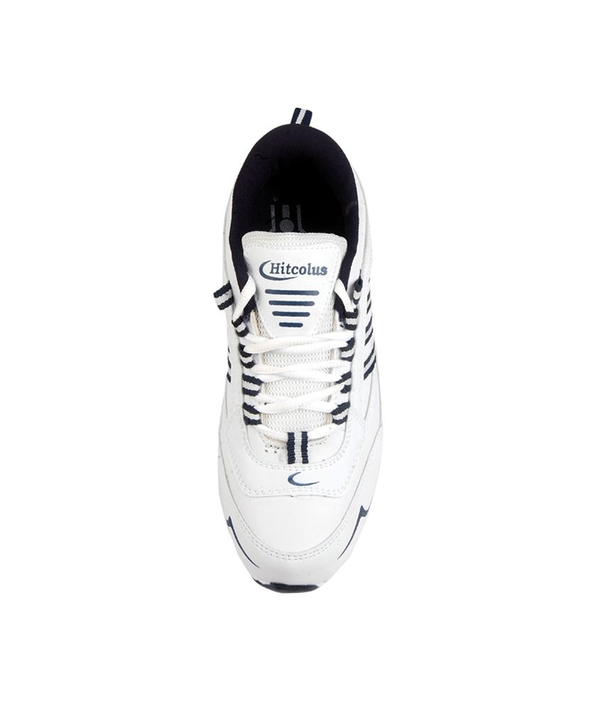 Hitcolus White \u0026 Blue Sports Shoes 