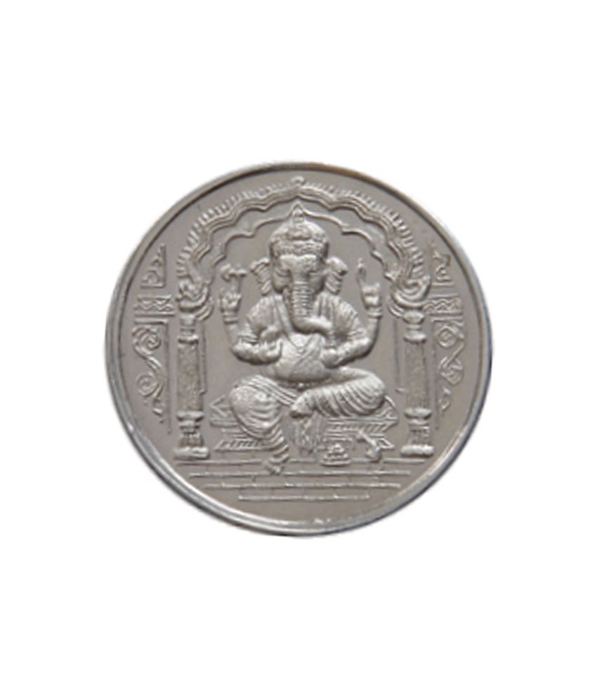 Smriddhi 24kt 10 Gm Plain Silver Coin: Buy Smriddhi 24kt 10 Gm Plain ...