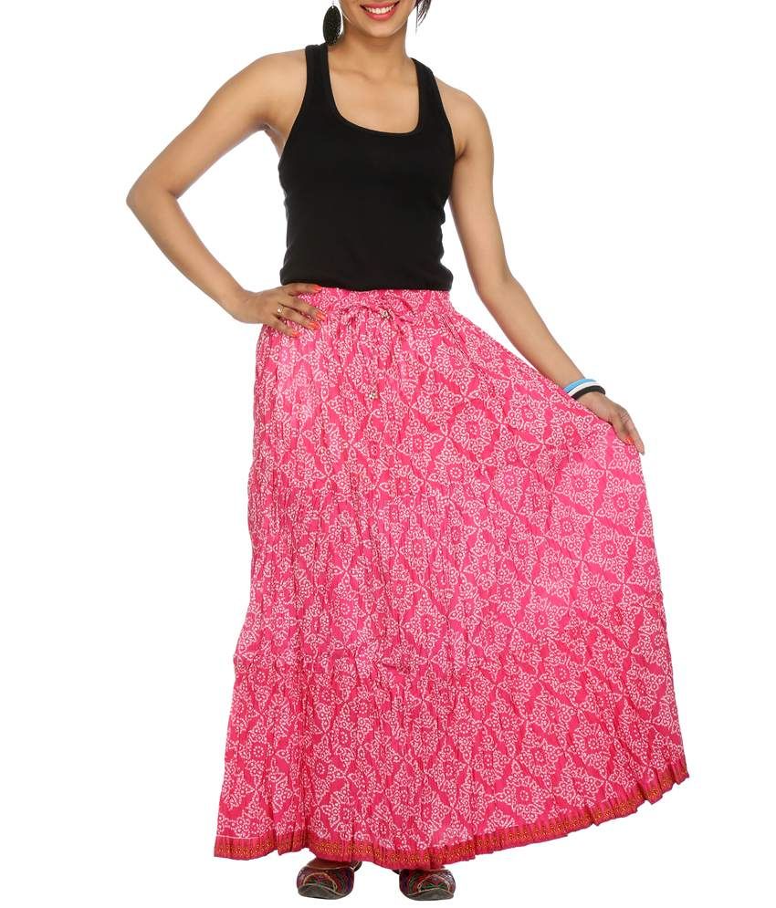 Buy Rajrang Pink Cotton Skirts Online at Best Prices in India Snapdeal