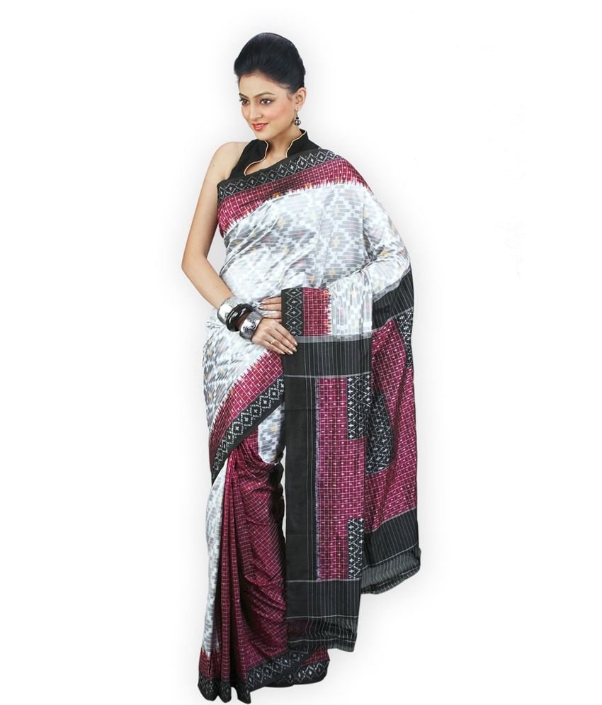 Indian Saree Heritage Kotki Ikkat Silk