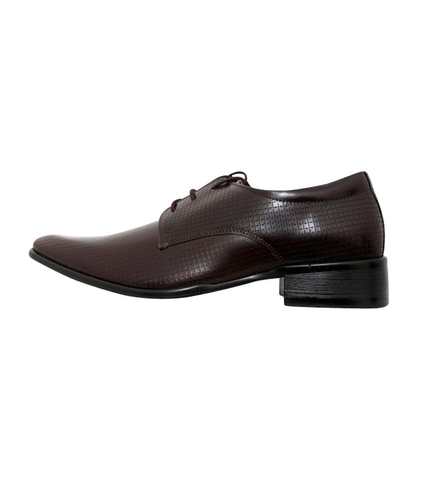 Aura Shoes Brown Leather Lace Men Formal Shoes Price in Aura Shoes Brown Leather Lace Men Formal Shoes Price in