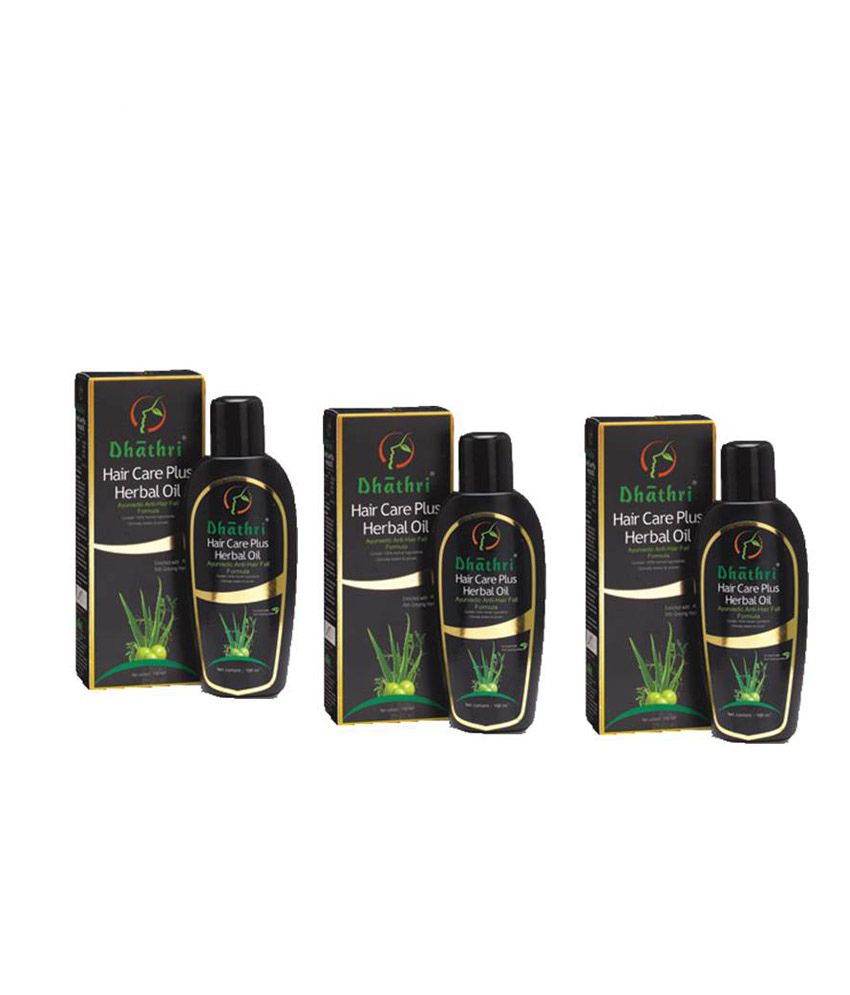 Dhathri Hair Care Plus Herbal Oil 100ml- Combo Of 3: Buy Dhathri Hair Care  Plus Herbal Oil 100ml- Combo Of 3 at Best Prices in India - Snapdeal