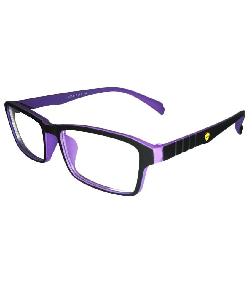 Snazzy My010 Black & Purple Unisex Eyeglasses - Buy Snazzy My010 Black ...