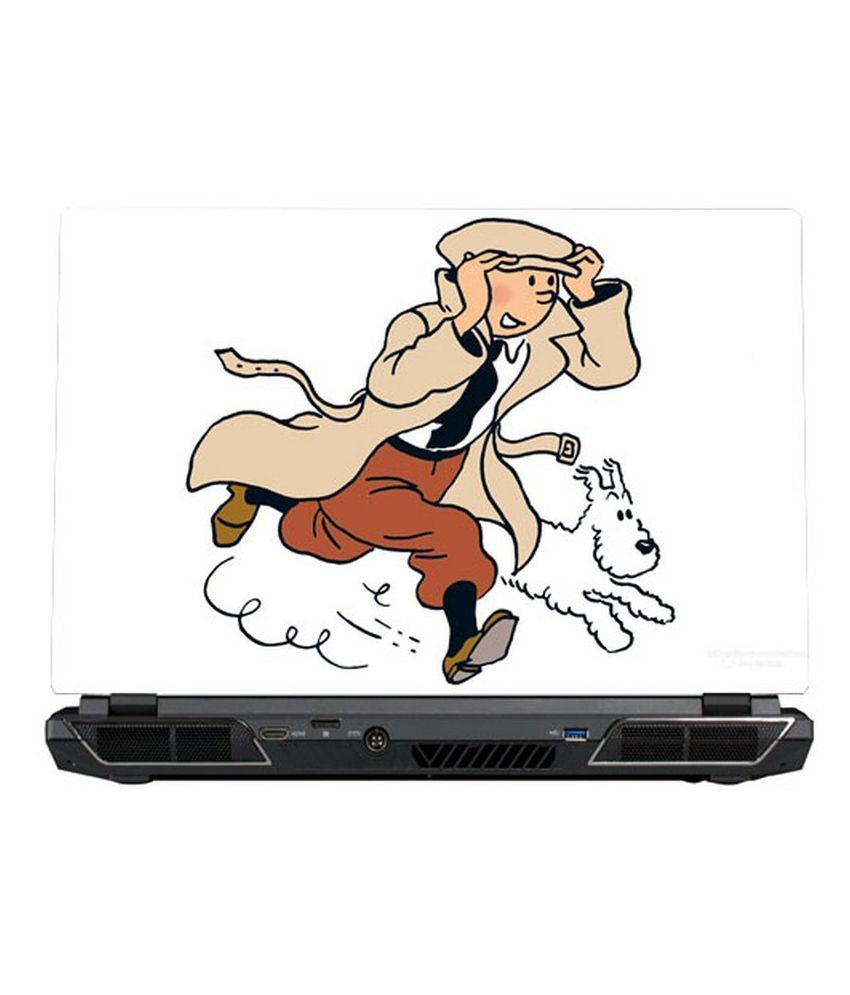 Skinshack Tintin White Laptop Skin 156 Inch Buy - 