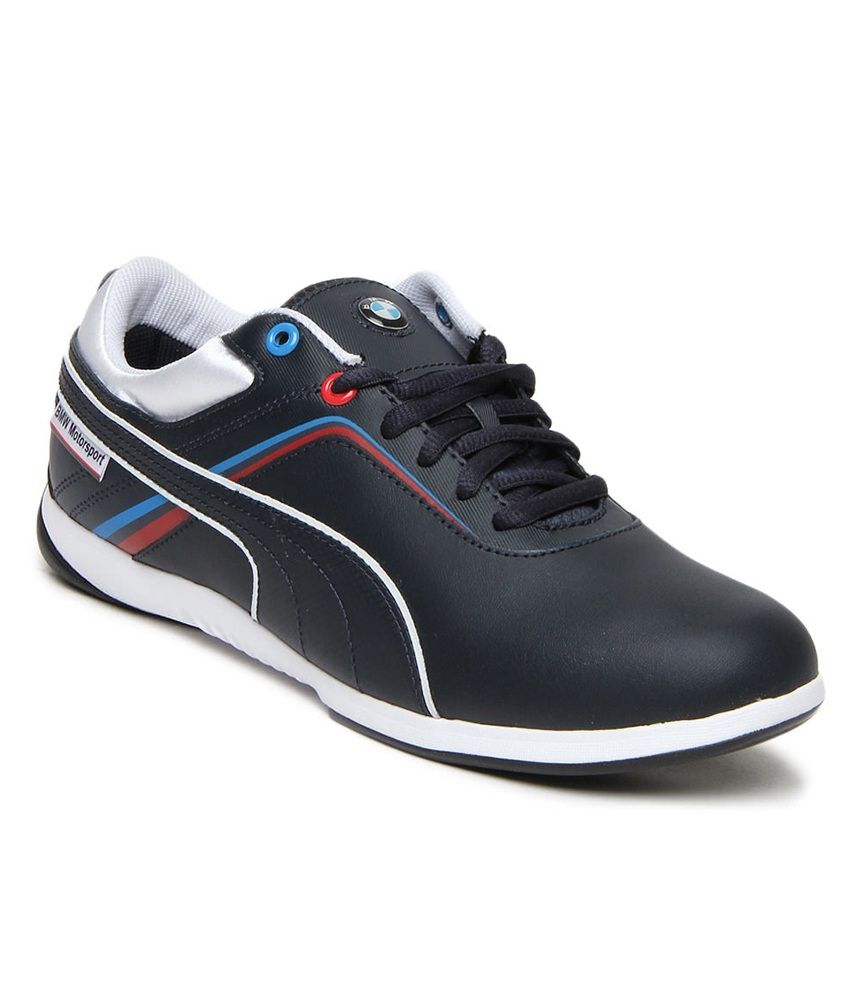 Puma Navy Leather Sneaker - Buy Puma Navy Leather Sneaker Online at ...