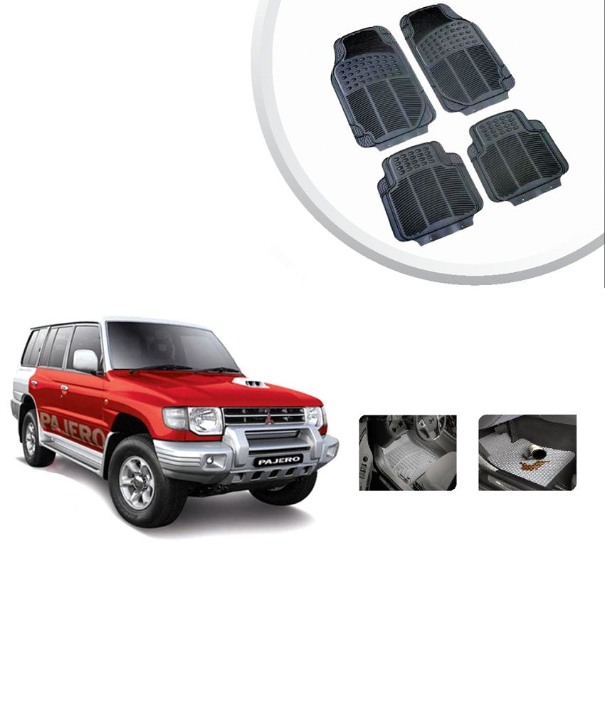 Autosun Mitsubishi Pajero High Quality Rubber Floor Mats black (set Of