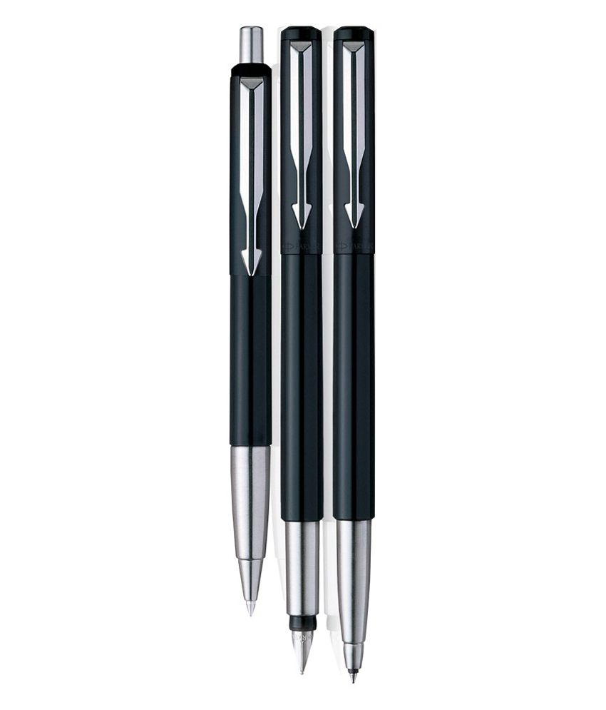     			Parker Vector Standard Triple CT (RB+BP+FP) Pen Set (Black)