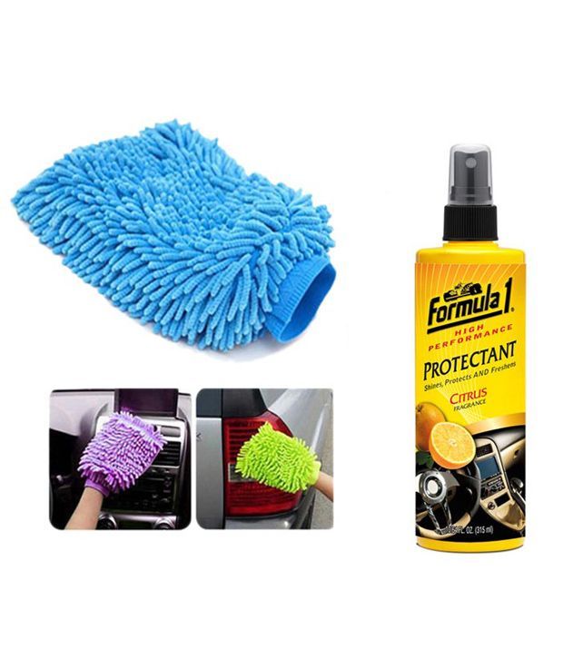 Speedwav Car Cleaning Kit Formula Dashboard Protectant Fragrance With Glove Buy Speedwav Car
