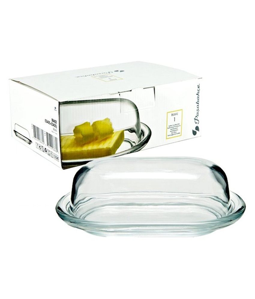 Pasabahce Glass Basic Butter Dish Buy Online at Best Price in India