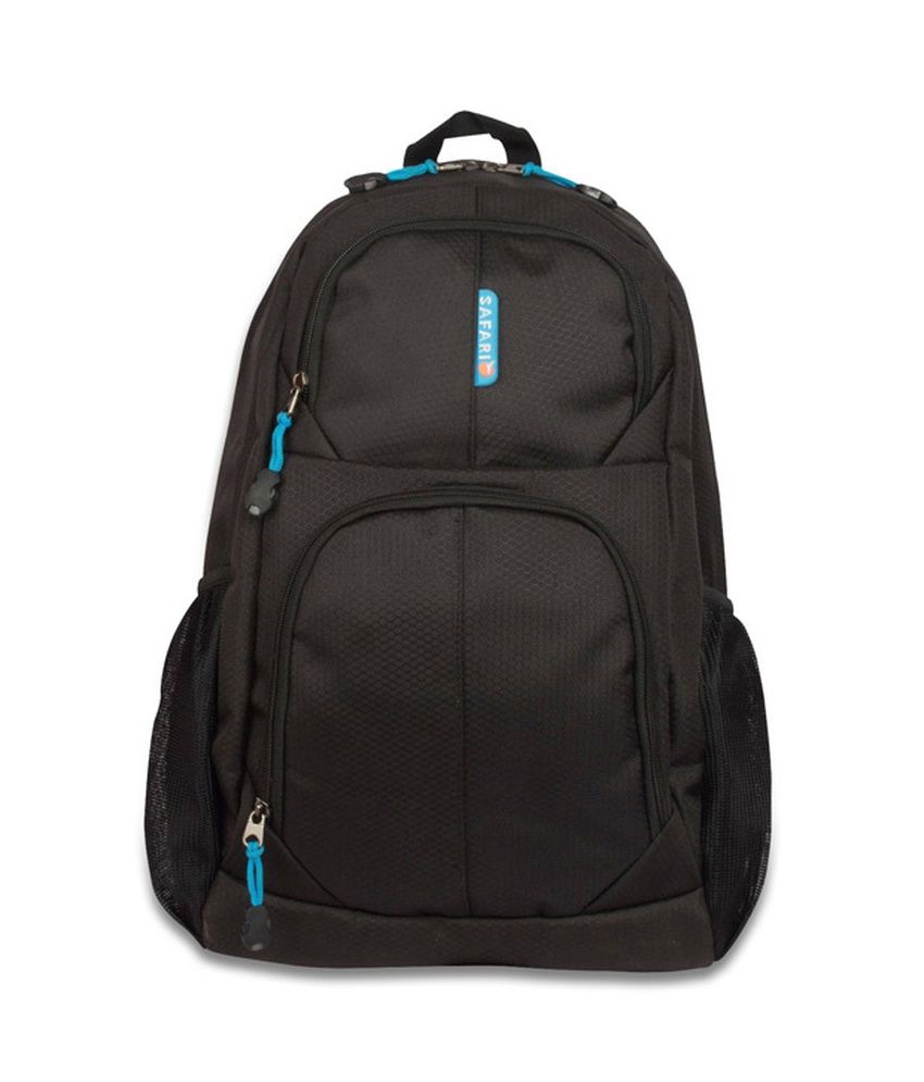 Safari Essential Laptop Backpack Black Backpack - Buy Safari Essential ...