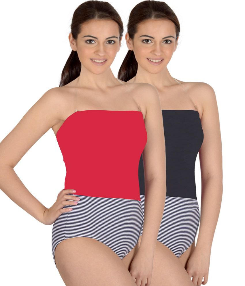     			Selfcare Multi Color  Camisoles Pack of 2