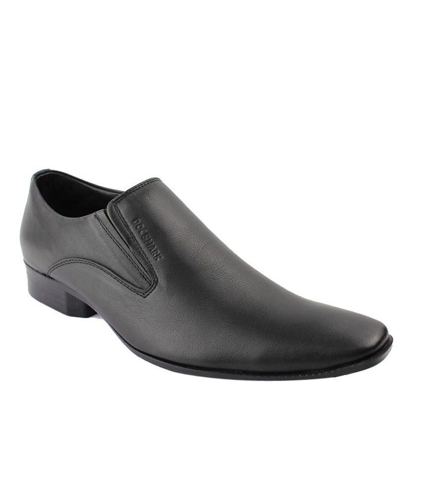 Doc & Mark Black Formal Shoes Price in India- Buy Doc & Mark Black ...