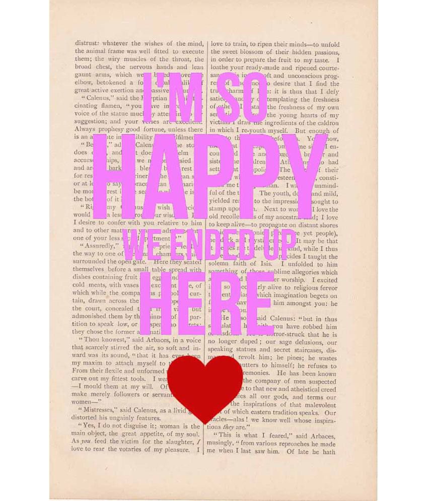 Painting Mantra I Am So Happy Love Quote Poster Buy Painting Mantra I Am So Happy Love Quote Poster At Best Price In India On Snapdeal