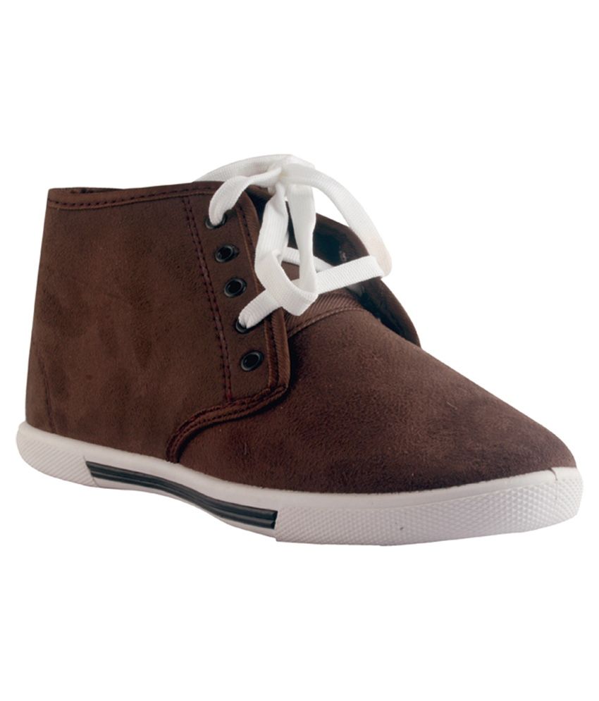 Bahulla Brown Canvas Shoes Buy Bahulla Brown Canvas