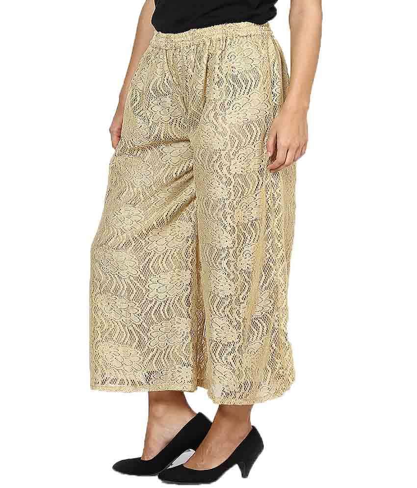 Castle Lifestyle Fawn Net Palazzo Pants 