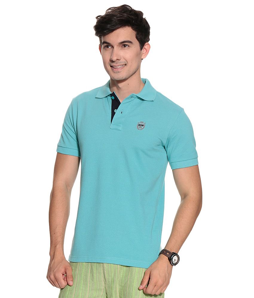 W & T Stylish Mens T-s Pique Solid Polo Polo T-shirt - Buy W & T ...