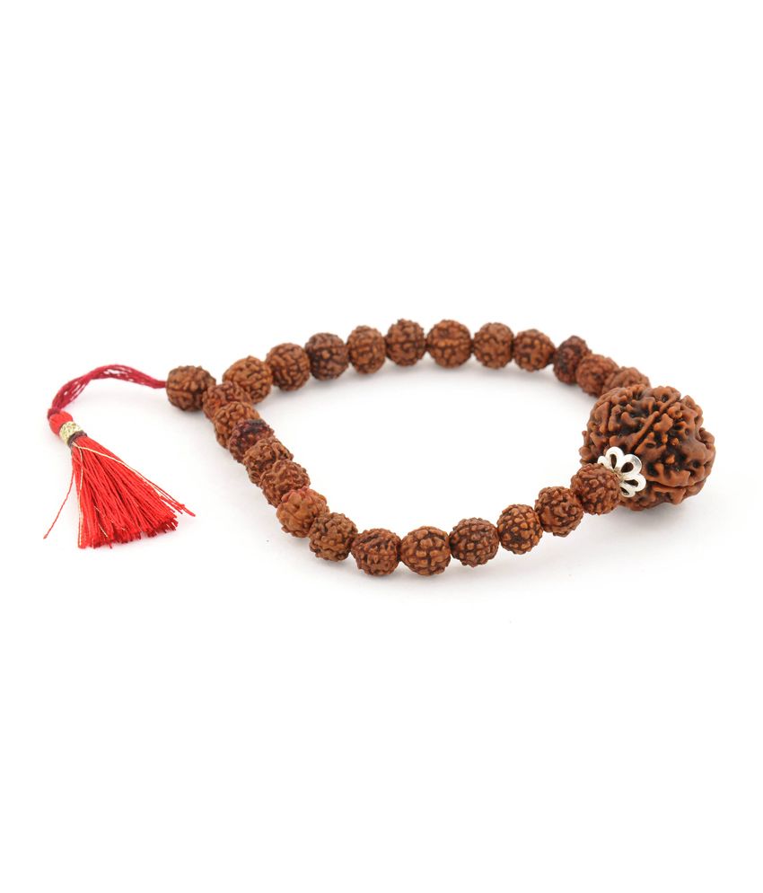 Barishh Gems Ganesh Rudraksha Bead Adjustable Wrist Band: Buy Barishh ...