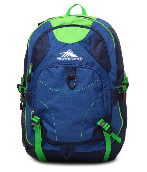 mens blue backpack