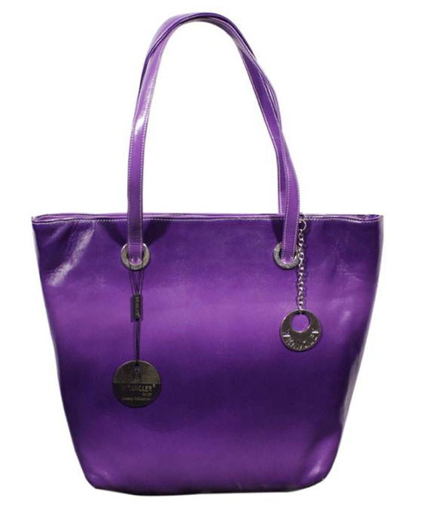 Wrangler Purple Stylish Tote Bag - Buy Wrangler Purple Stylish Tote Bag ...