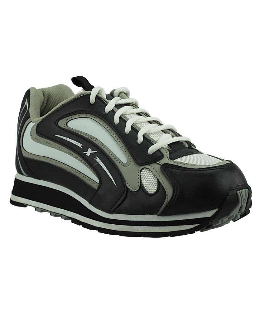 Sparx Black Synthetic Leather Sport Shoes For Men - Buy Sparx Black ...