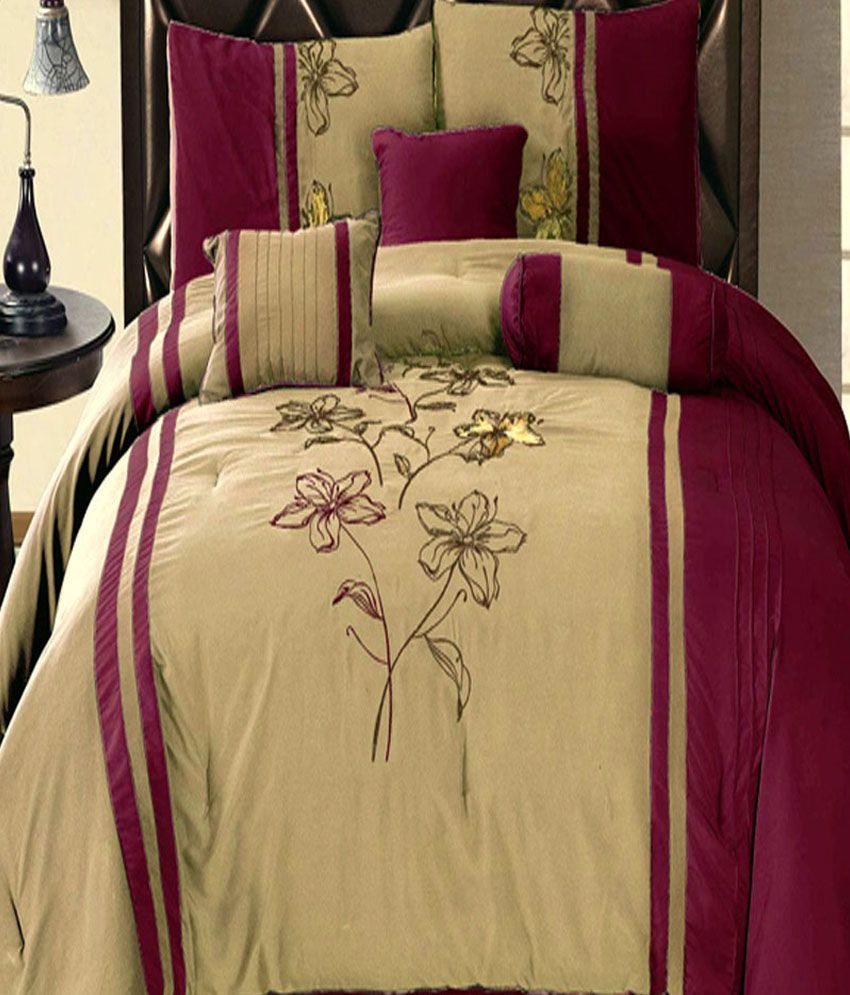 Bella Pink And Cream Contemporary Cotton 1 Duvet Cover With 2