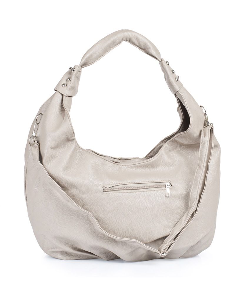 1 Bolzo Si-pleatprism-brwn Beige Shoulder Bags - Buy 1 Bolzo Si ...