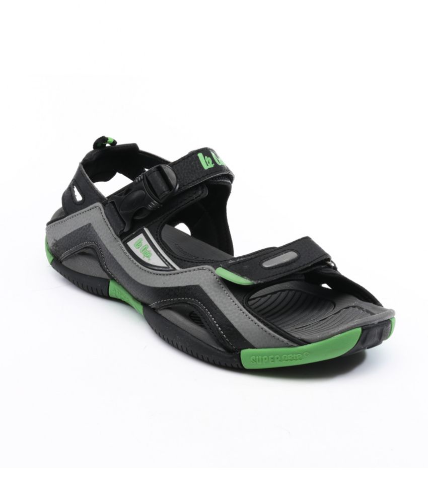 lee cooper men's leather sandals and floaters