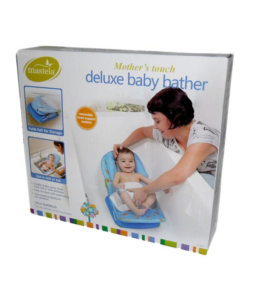 Mastela Deluxe Baby Bather Blue With Removable mastela deluxe baby bather blue with removable