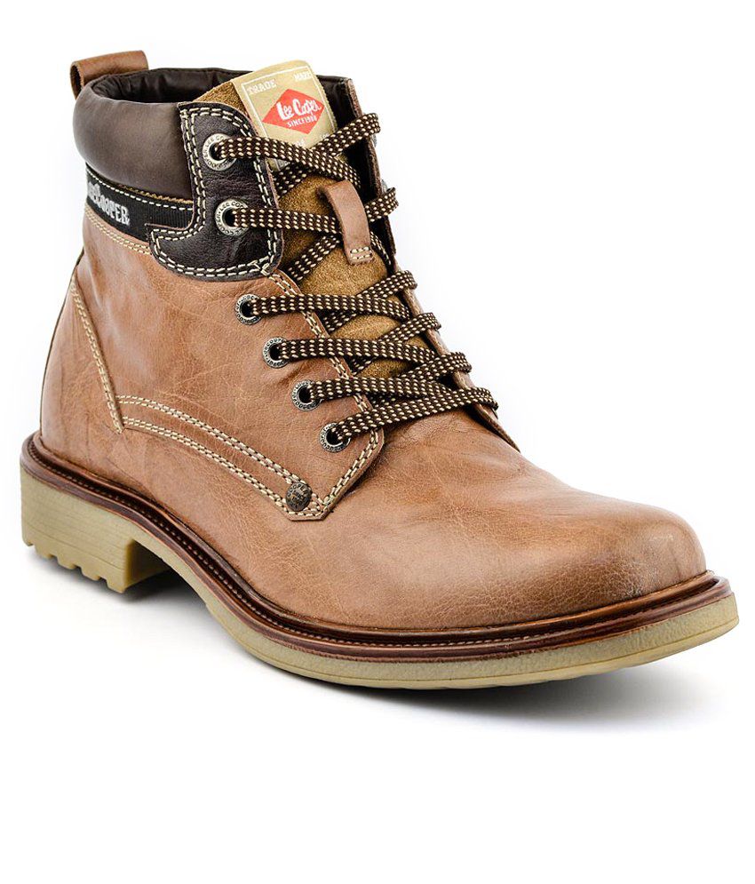 lee cooper shoes long boot