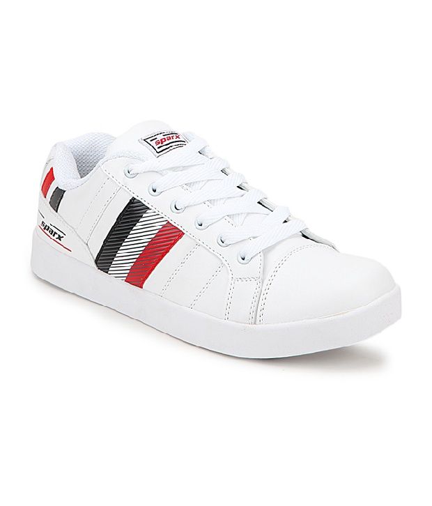 sparx white sneakers price