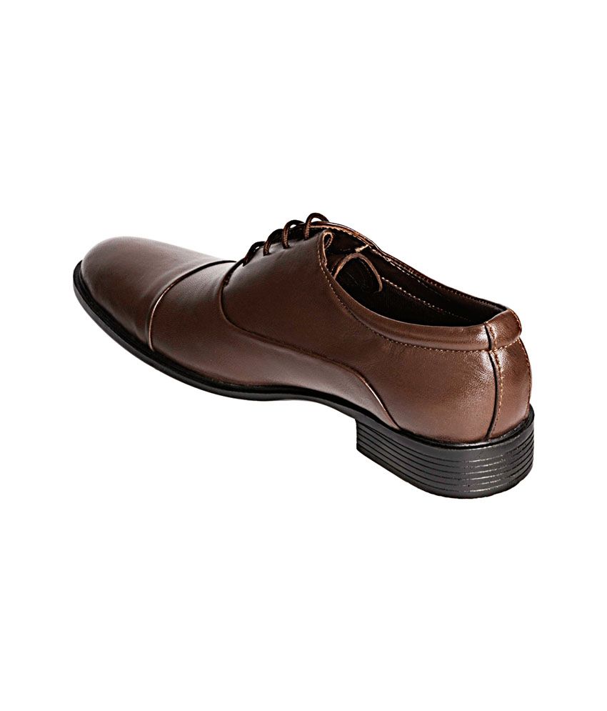 khadim brown formal shoes
