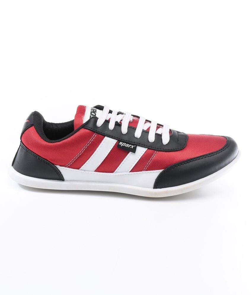 sparx white casual shoes