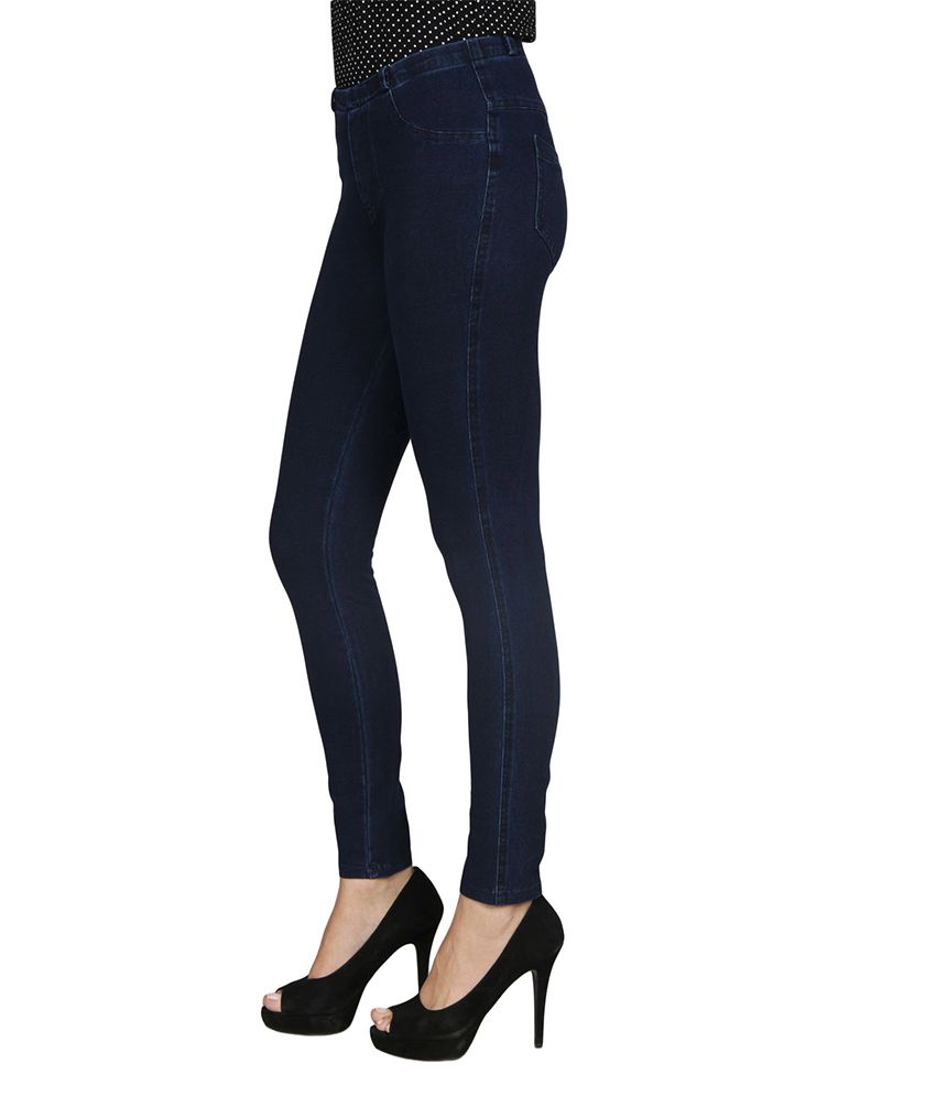 Sheen Blue Denim Jeans - Buy Sheen Blue Denim Jeans Online at Best ...