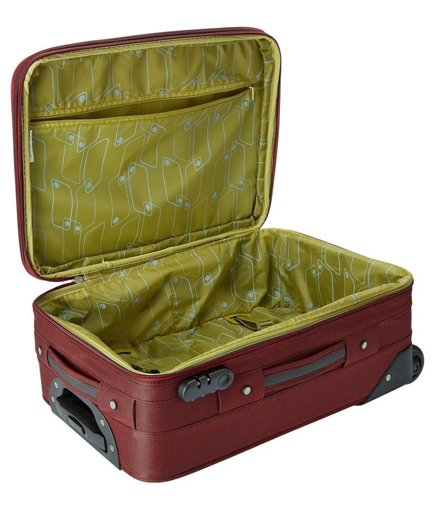 Safari Curv 2 Wheel Red Soft Luggage TrolleySize Small (Below 60 Cm) Buy Safari Curv 2 Wheel