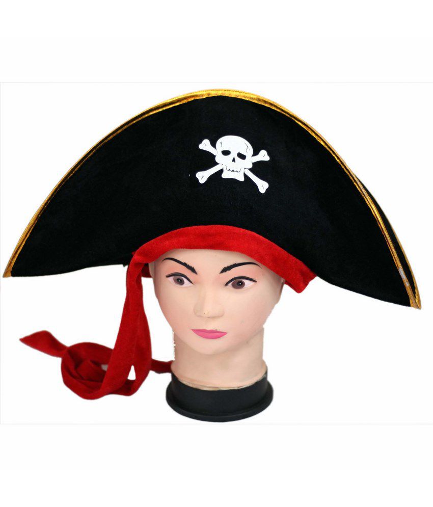 Tootpado Arr Matey Black Pirate Hat Cap For All Age Group - Buy ...