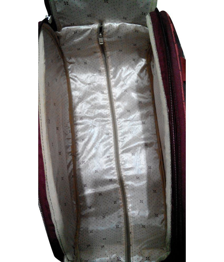 fastrack leather travel bag