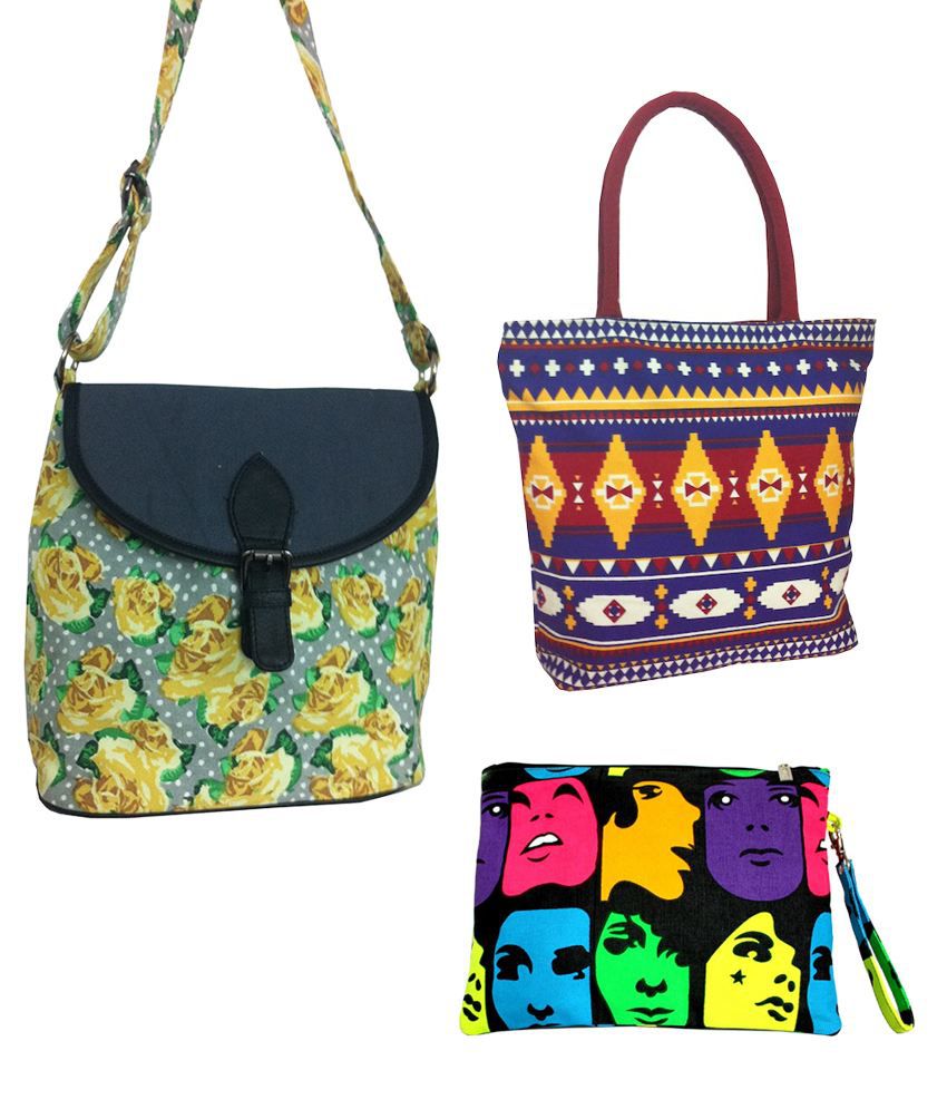 Carry On Bags combo 002 Multi Shoulder Bags Combo of Purse, Tote and ...